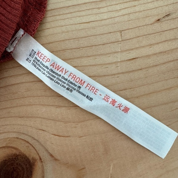 Free People Beach You’re the One Scoop Neck Crop Top Cherry Chai XS - Picture 13 of 14